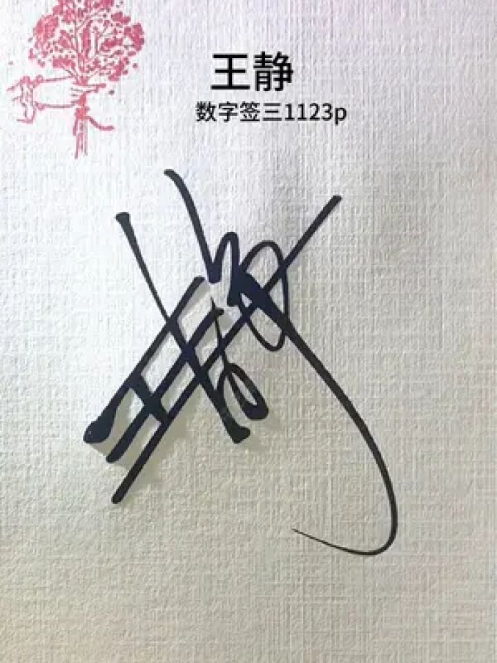 数字个性签名(数字个性化设计)